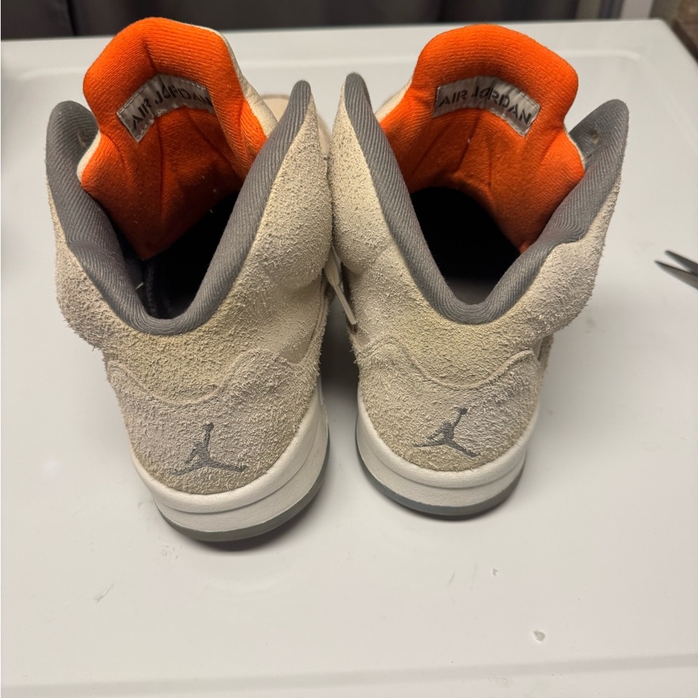Jordan Kids Sneakers - Cream and Orange